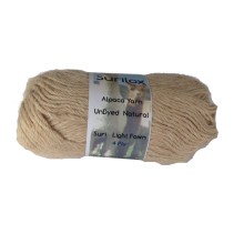 Surilox Alpaca LIGHT FAWN 4 ply SURI long Surilox Alpaca LIGHT FAWN 4 ply SURI long